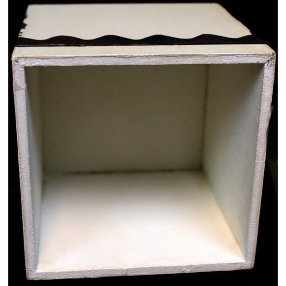 Southern Living Home Secret Garden Box Wooden Metal Distressed Farmhouse Flowers - Picture 10 of 11